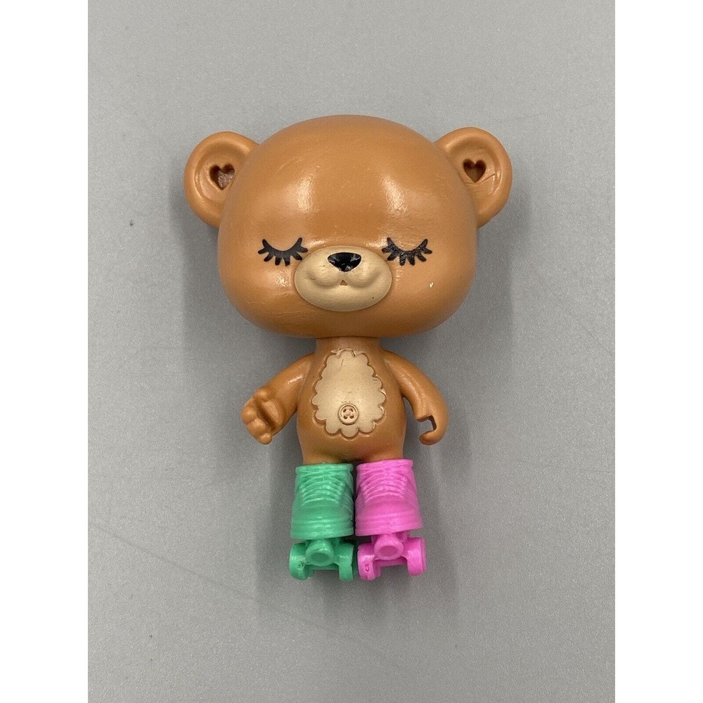 Barbie‎ Extra Doll Teddy Bear Animal Pet Donut Roller Skates 2.25” Figure